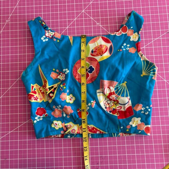 Trashy Diva Geisha Fans Audrey Crop Top - Picture 6 of 7